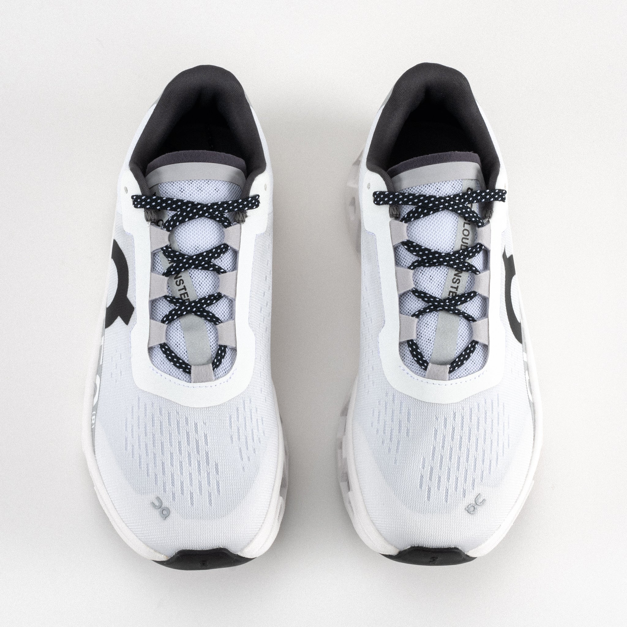 WOMEN'S ON RUNNING CLOUDMONSTER - ALL WHITE - MESH – Plaza Shoe Store