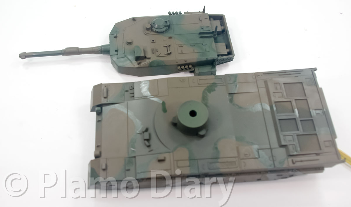 プラモ日記 » 90式戦車(リモコン) その3 迷彩塗装