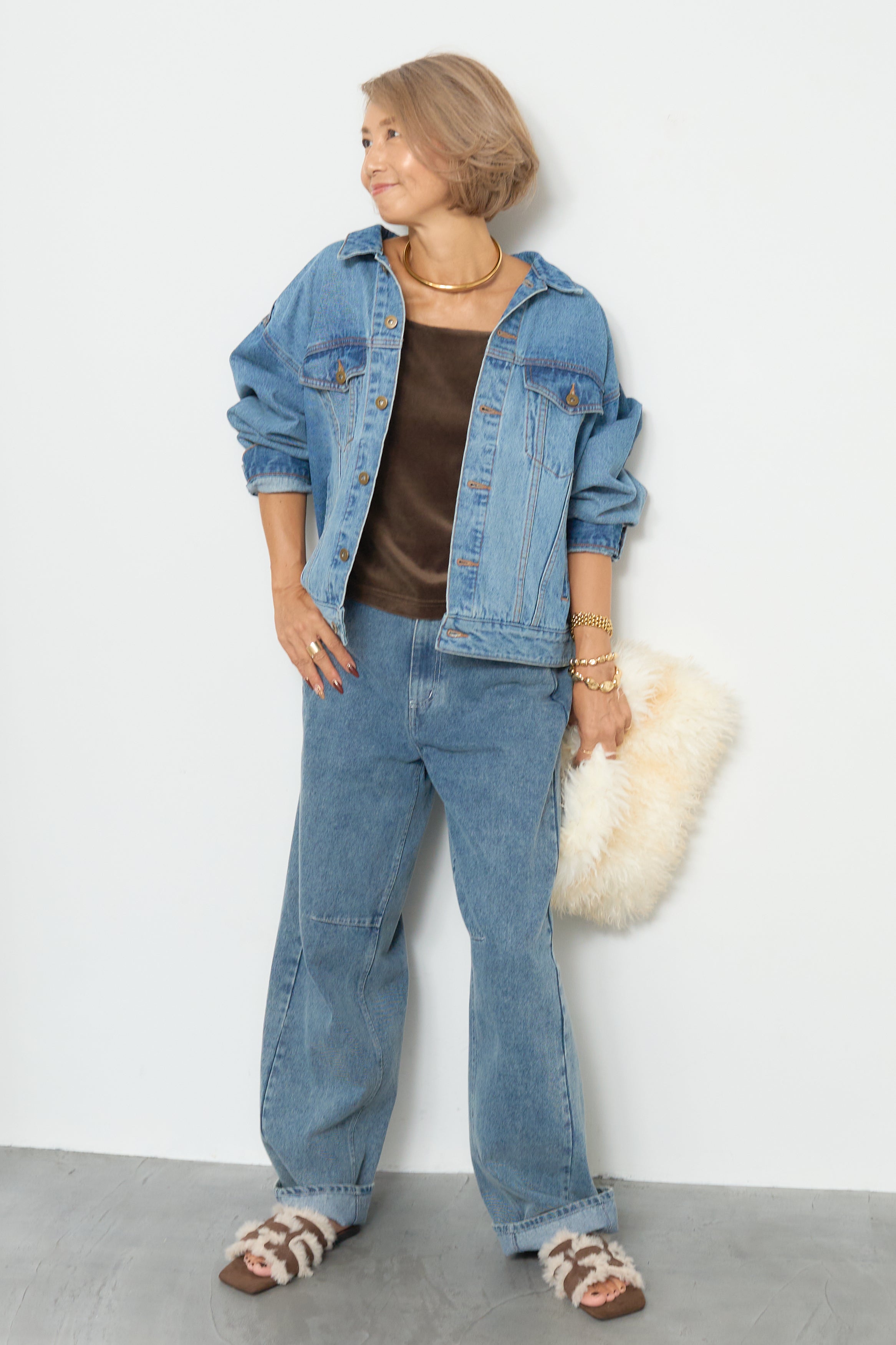 REIKOコラボ】バックコクーンデニムGジャン – plusotoha