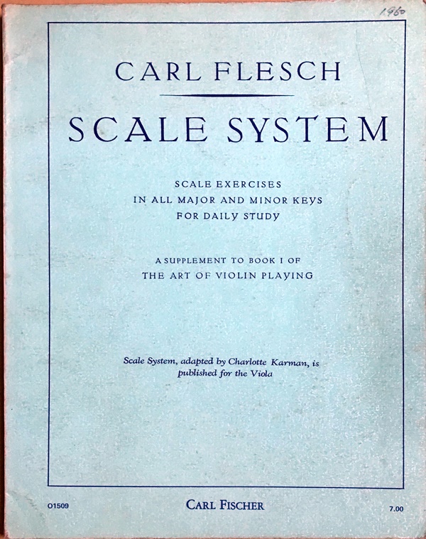 カール・フレッシュ スケール・システム（音階教本) Carl Flesch Scale