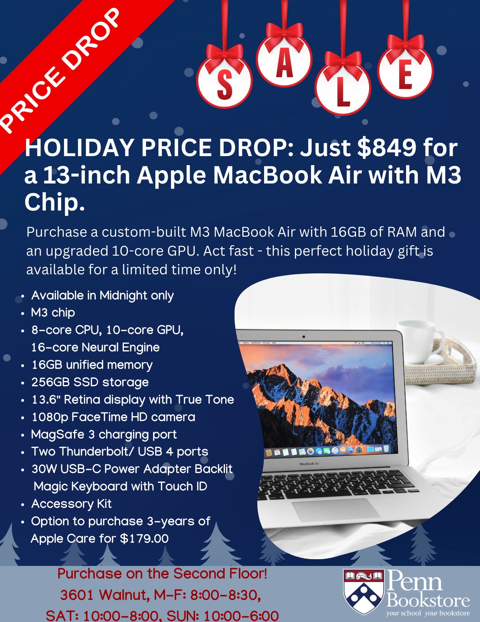 Specially Discounted Apple MacBook Air for Penn Faculty & Staff