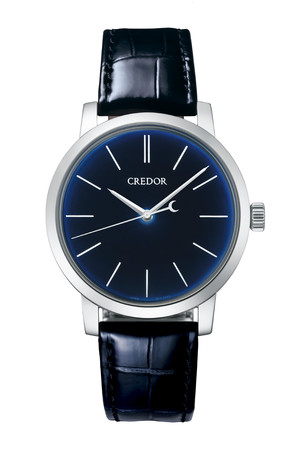 クレドール＞セイコー創業140周年を記念して、「叡智II」瑠璃色磁器