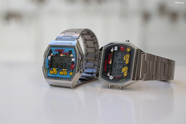 JAM HOME MADE/ミッキーマウスのオリジナルデザインデジタル腕時計が
