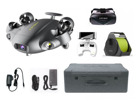 あらゆる水中業務に対応する低コスト小型業務用水中ドローン「FIFISH