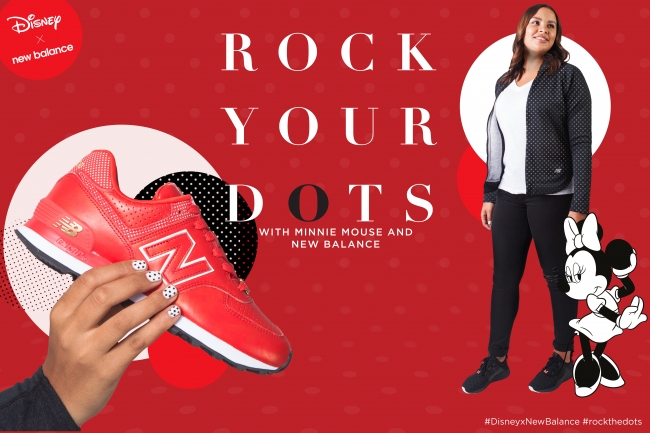 Disney×new balance 「ミニーマウス」をイメージした「ミニー