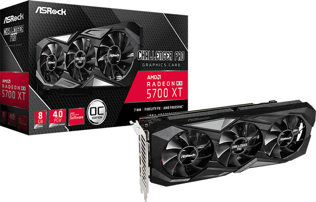 ASRock製 Radeon RX 5700 XT 搭載 ハイエンドグラフィックボード 発売