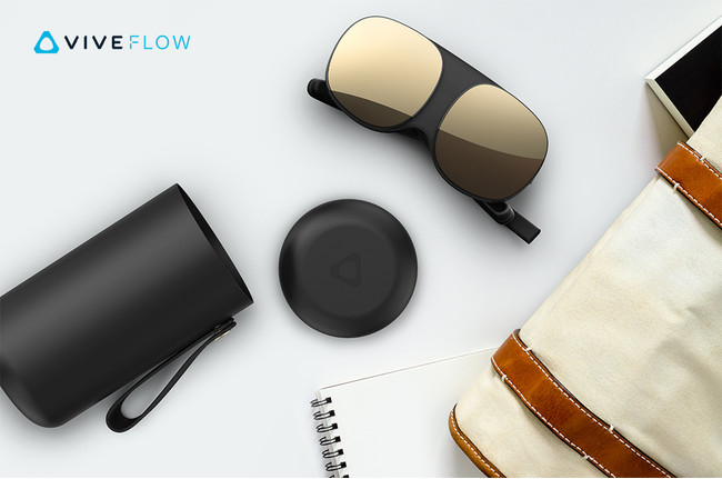 HTC初のメガネ型・超軽量小型VRグラス「VIVE Flow」の予約受付を開始