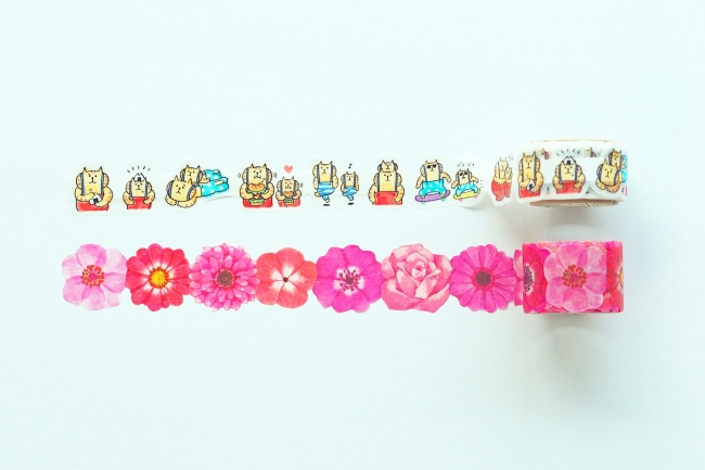 業界初！！(特許出願中)】新感覚マスキングテープ「ぺたロール」「ちぎ