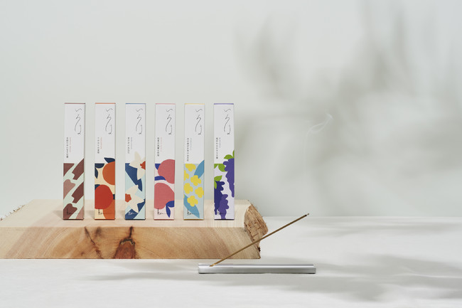 創業445年香老舗の香十が和花、香木をモチーフにしたお香「香十いろは