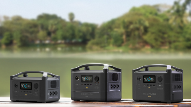 EcoFlowから、最大1200Wの高出力なのにコンパクト！さらに容量が選べる