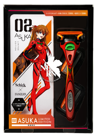 Schick史上初・エヴァ プラグスーツコラボモデルカミソリをSchick公式