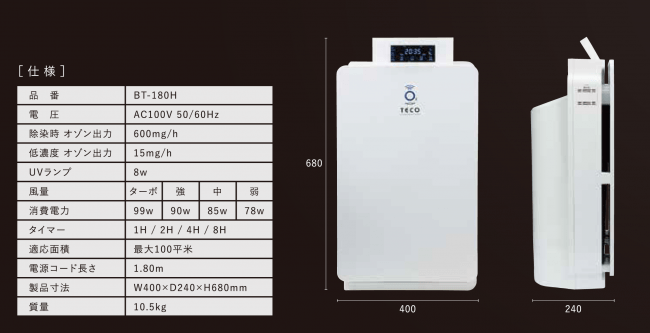 国内納入実績20,000件以上！オゾン生成機のタムラテコ社と代理店契約を