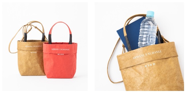 A|X アルマーニ エクスチェンジ】紙のショッピングバッグがおしゃれに
