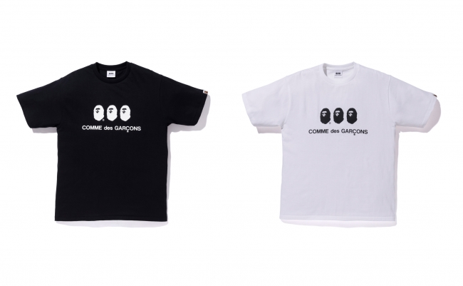 A BATHING APE® × COMME des GARCONS” LIMITED COLLABORATION RELEASE