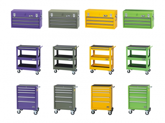 KTC 期間限定・数量限定の“特別色”工具ケース 全11色発売 | 京都機械