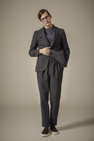 紳士服 「マッキントッシュ フィロソフィー」ツィード素材でありながら