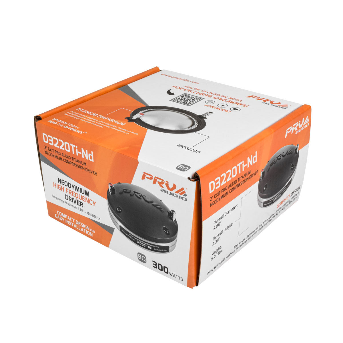 D3220Ti-Nd - PRV Audio