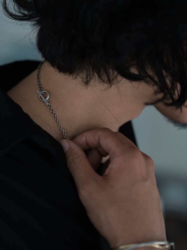 Layered Bar Necklace [slv925] – PRY