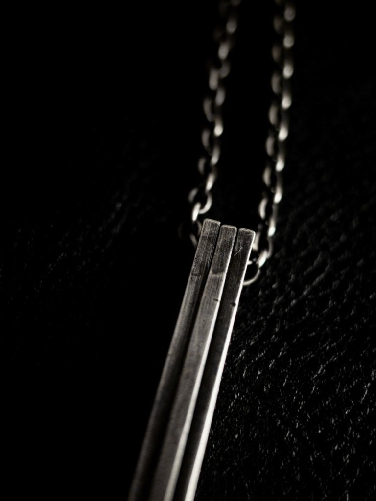 Layered Bar Necklace [slv925] – PRY