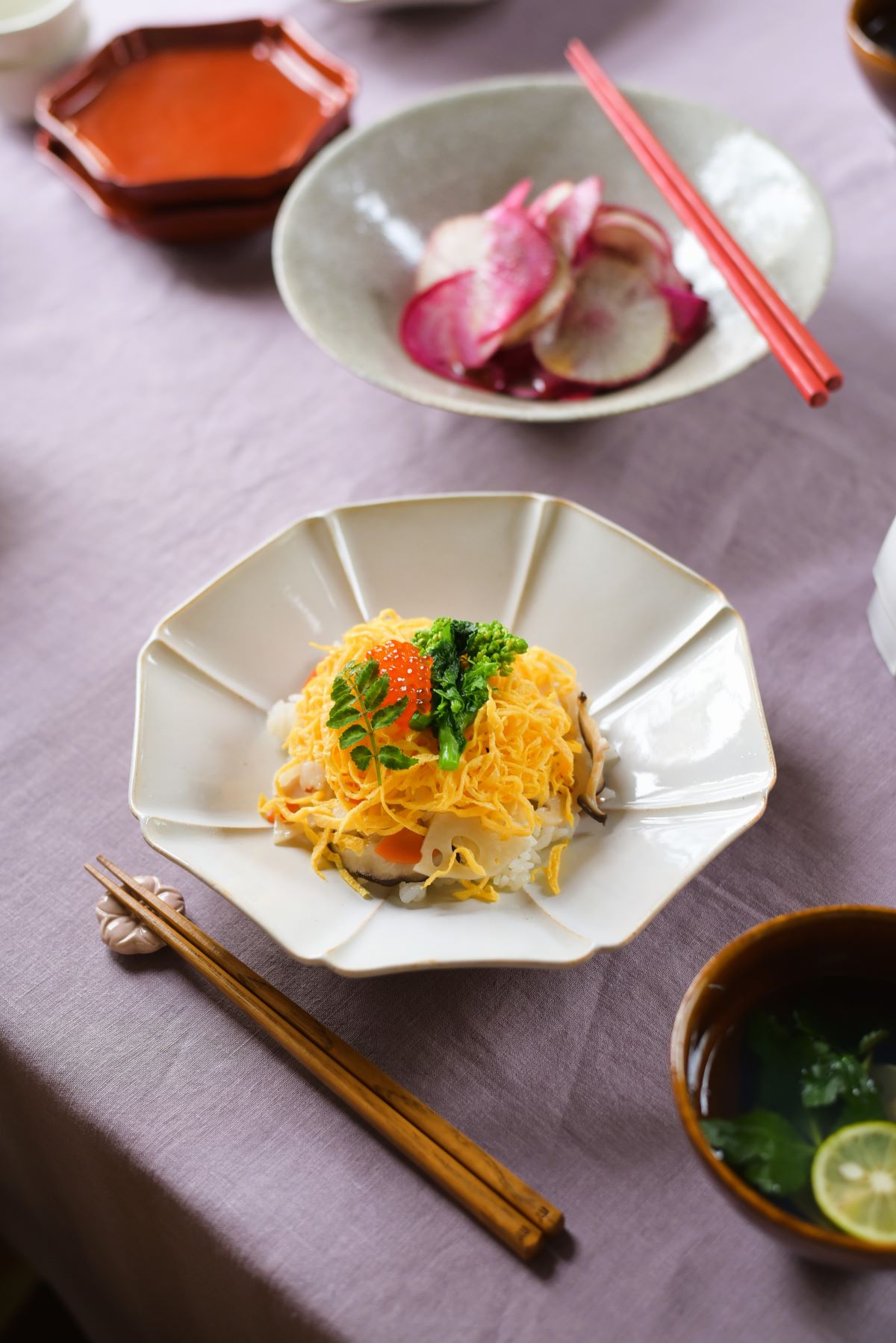 鉢・ボウル :: 21cm-24.5cm 大鉢・ボウルL :: 一花(ひとはな) 7寸浅鉢