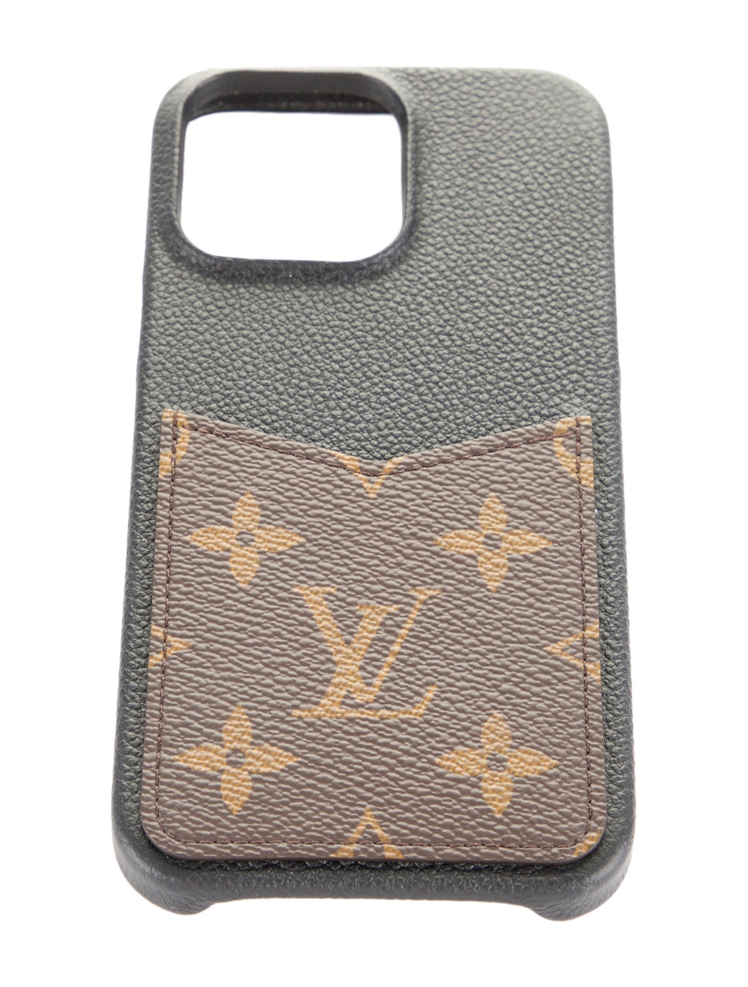 Louis Vuitton iPhone 15 Pro Max Monogram Eclipse Bumper Case