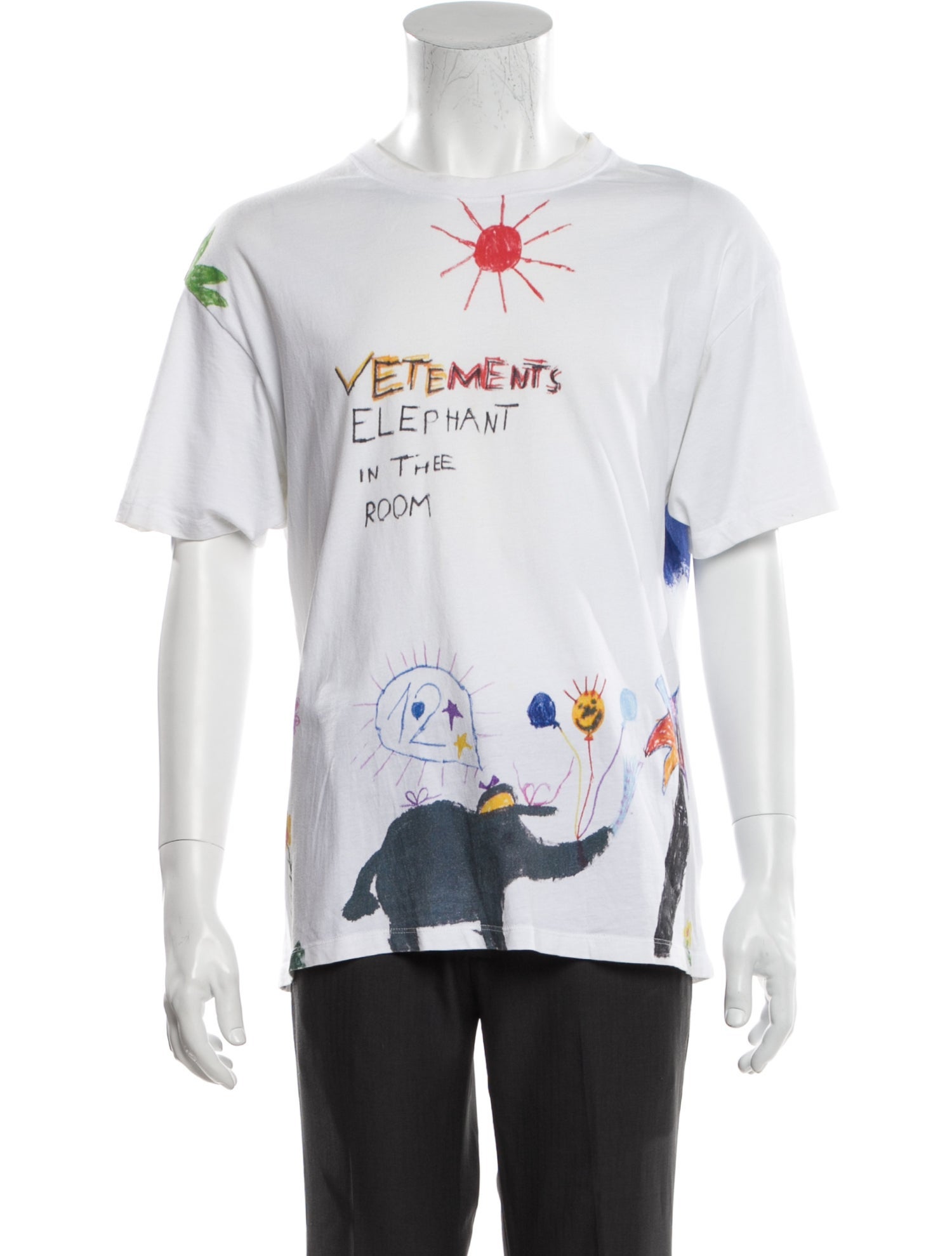 Vetements 2019 Elephant In The Room T-Shirt - Neutrals T-Shirts