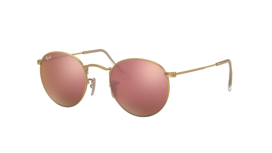Sunglasses Ray-Ban Round Metal Gold Flash Lenses RB3447 112/4L 50