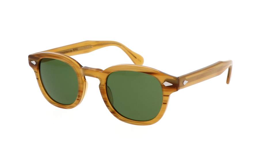 Sunglasses Moscot Tinif TINIF SUN 48 CINNAMON GOLD Cinnamon/Gold