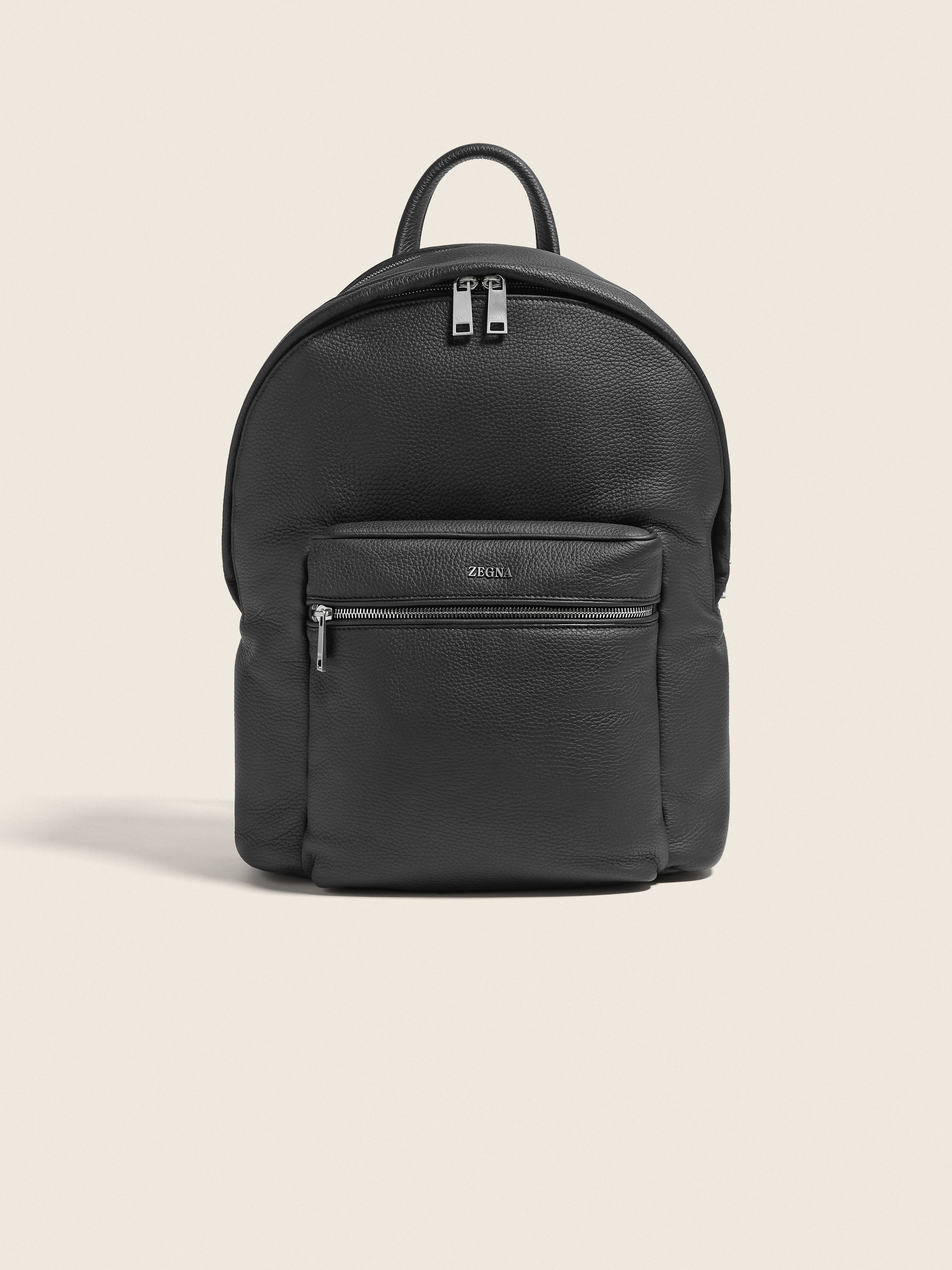 Black Deerskin Hoodie Backpack FW25 22971825 | Zegna US