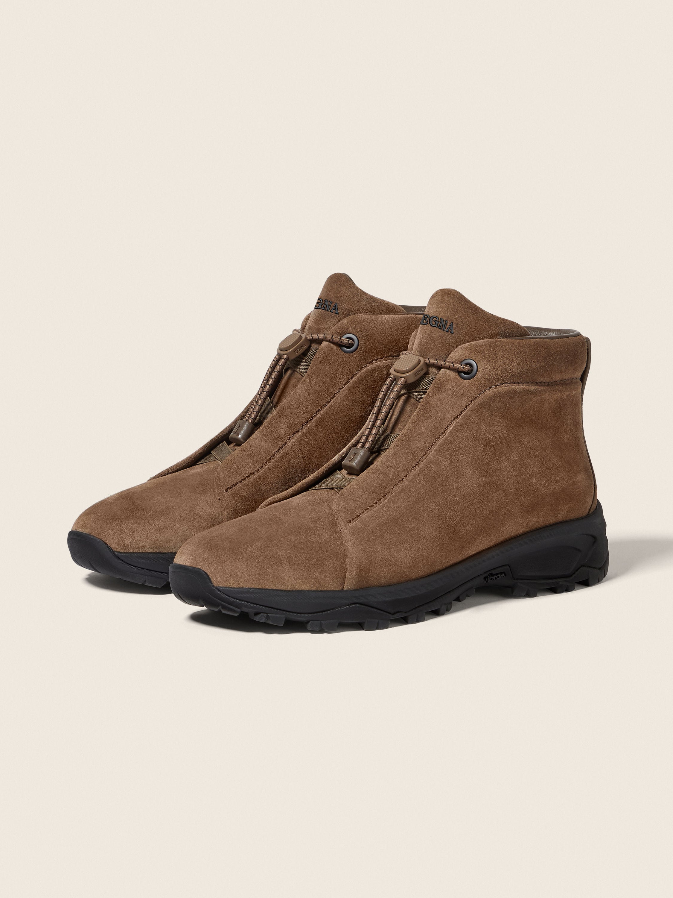 Brown Suede Triple Stitch™ Vetta Sneakers FW25 32146995 | Zegna US