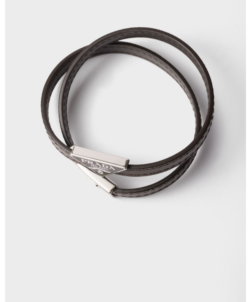 PRADA/プラダ_Men通販 | サフィアーノレザー ブレスレット【送料無料