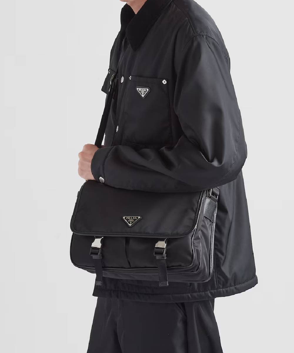 PRADA/プラダ_Men通販 | Re-Nylon xサフィアーノレザー ショルダー