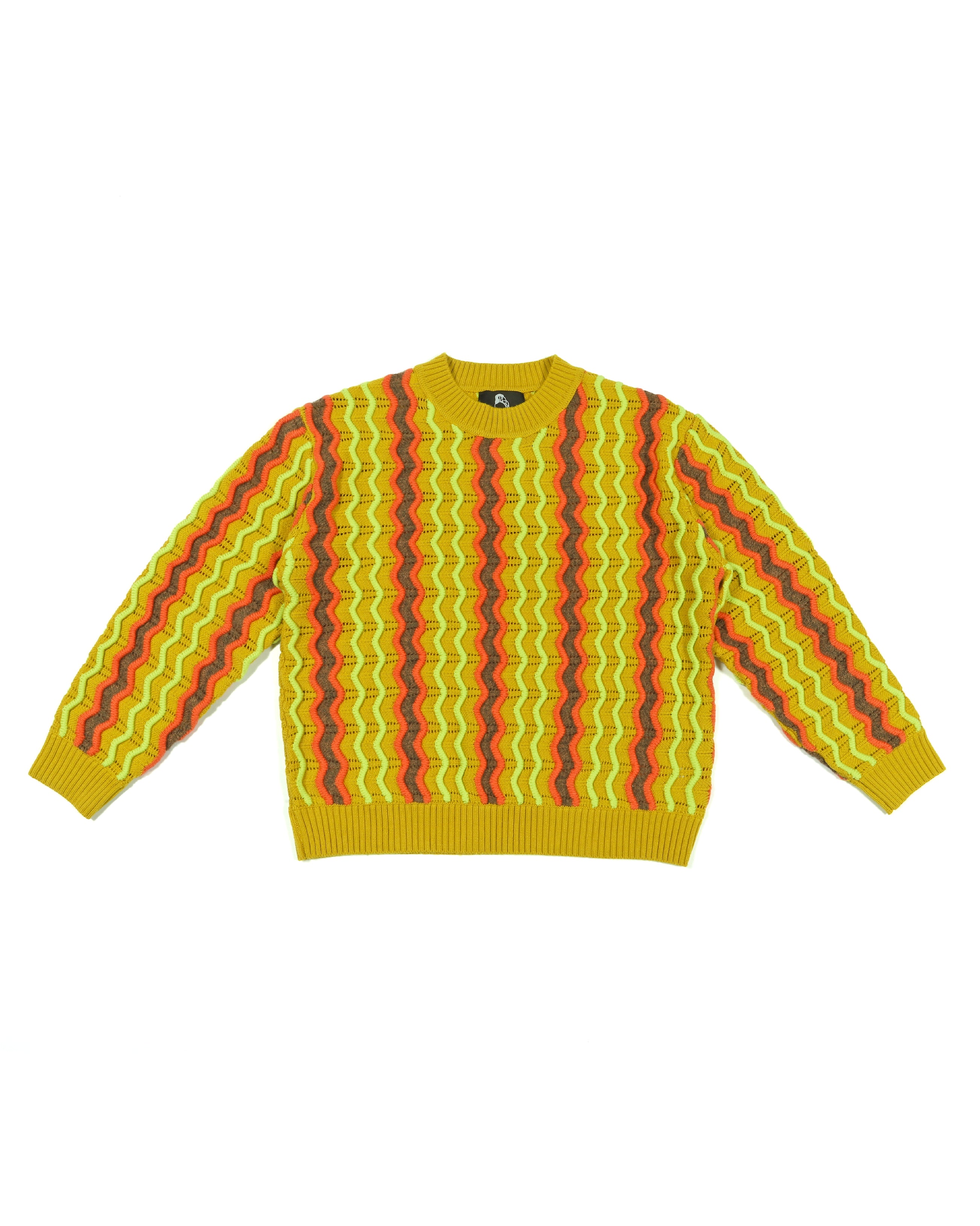Ochre Zig Zag Ottoman Sweater – PRETTY SNAKE