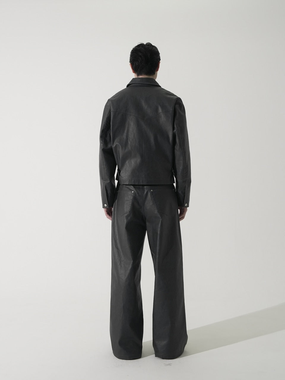 CS】coated wide denim pants – PRESSING WEB SHOP