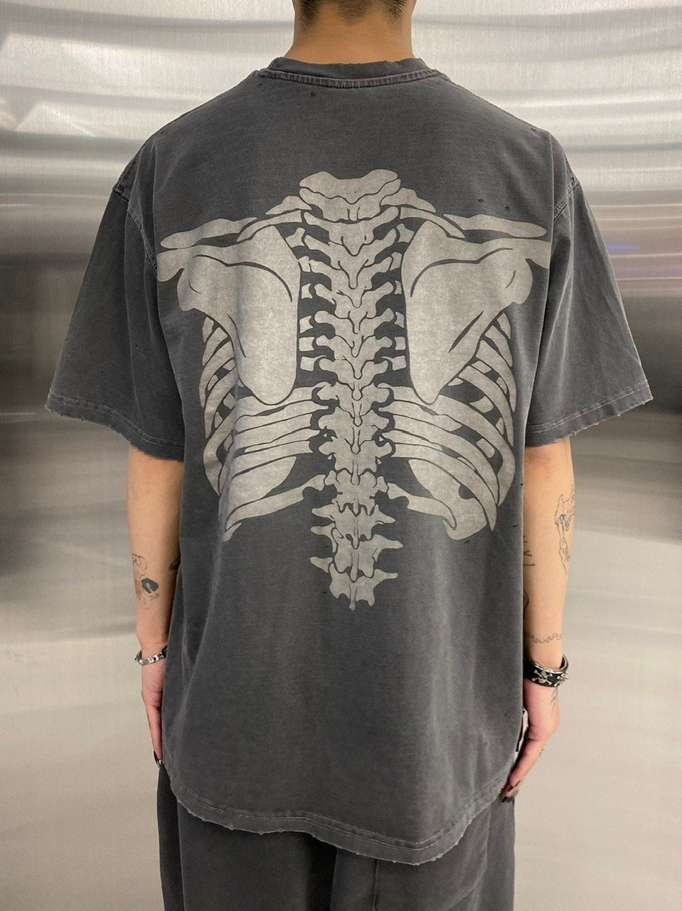 Never mind the XU】skeleton tee / 【ネバーマインドザエックスユー