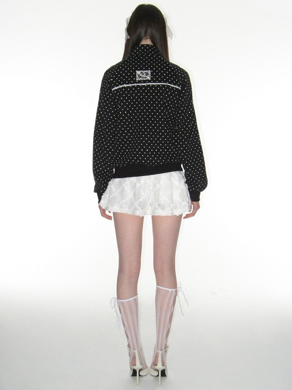 CRANK】ROSE DOT TRACK JACKET / 【クランク】ローズドットダブル