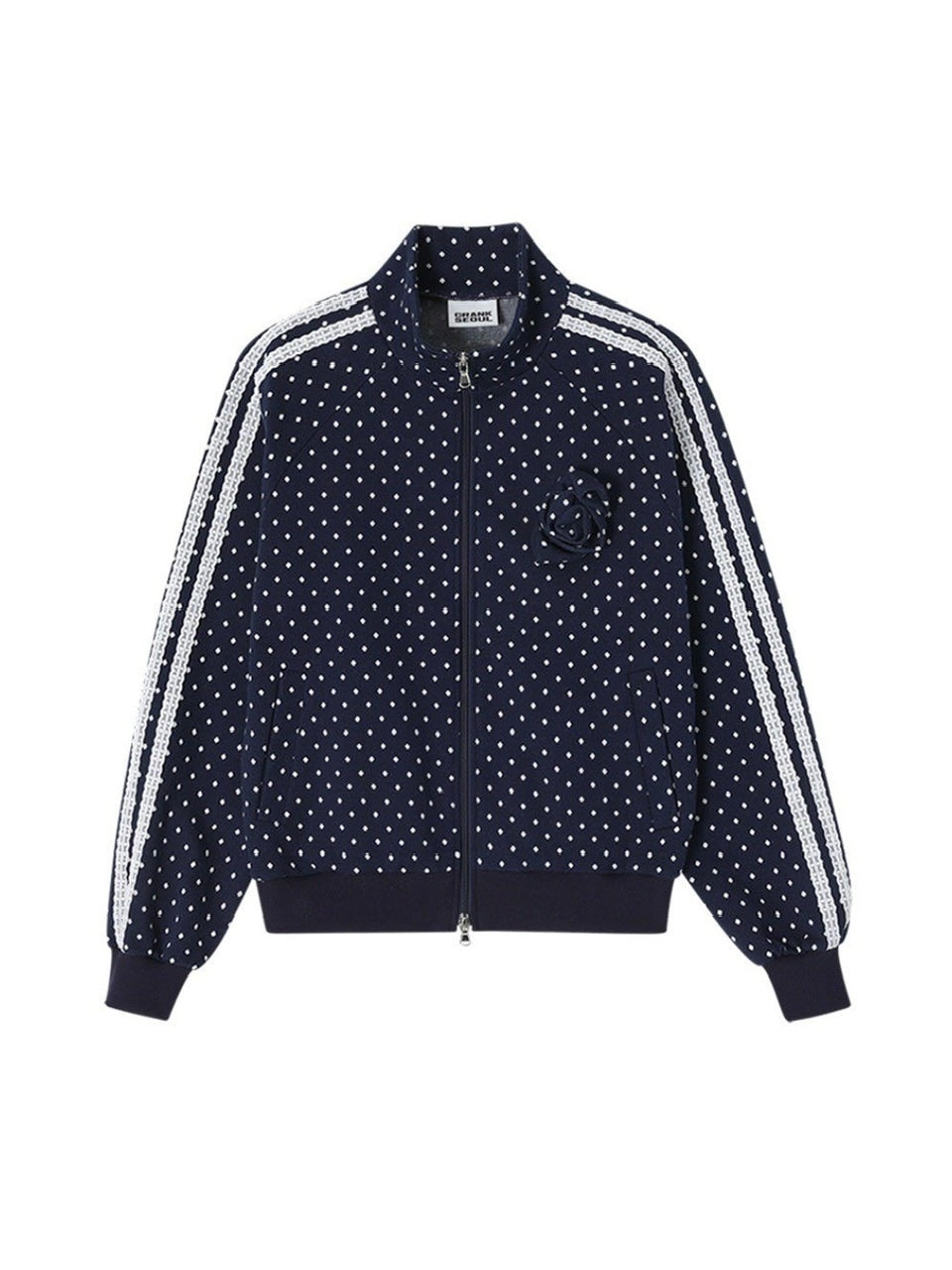 CRANK】ROSE DOT TRACK JACKET / 【クランク】ローズドットダブル