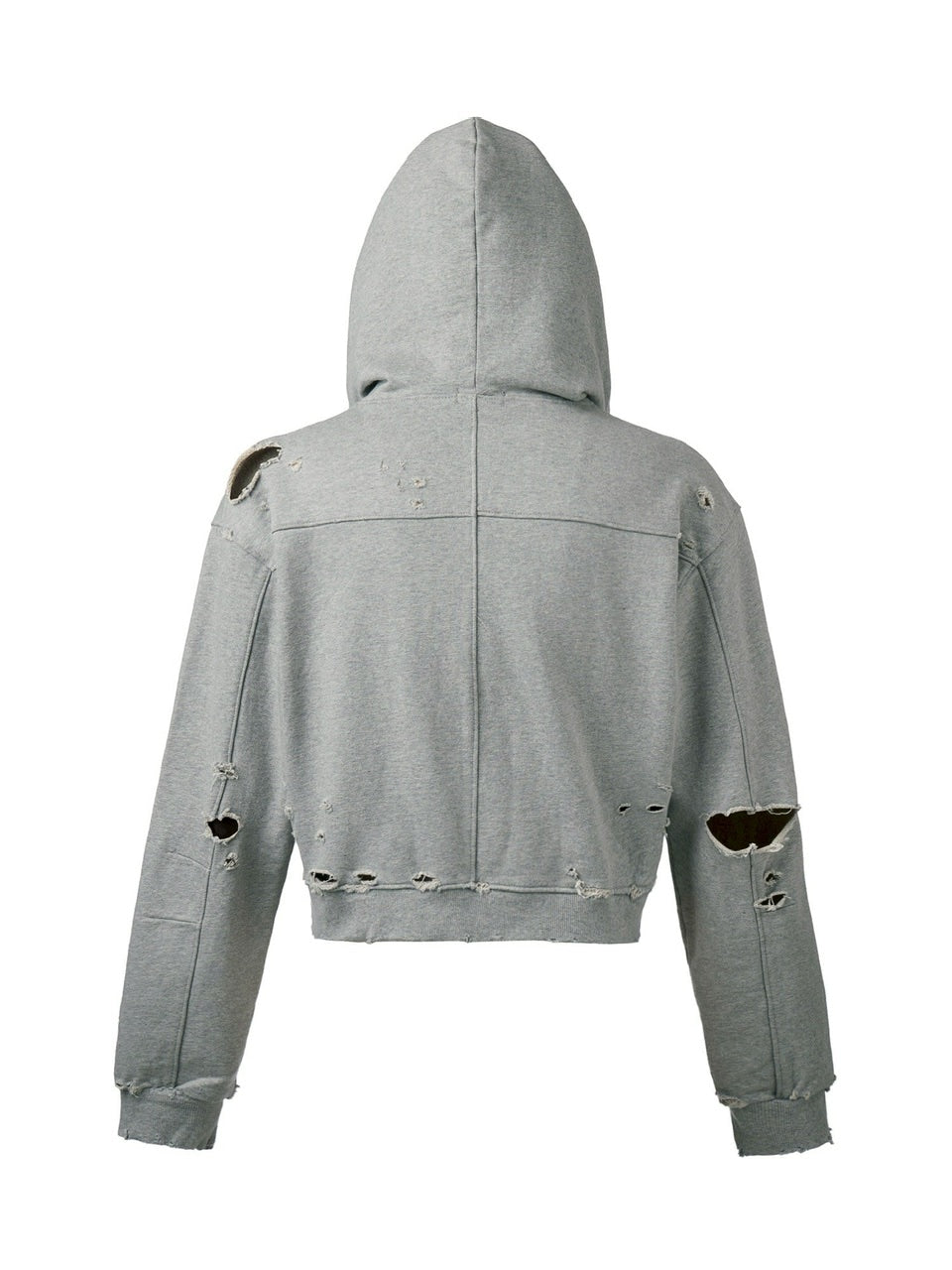 ANOTHERYOUTH】damaged crop zip-up hoodie – PRESSING WEB SHOP