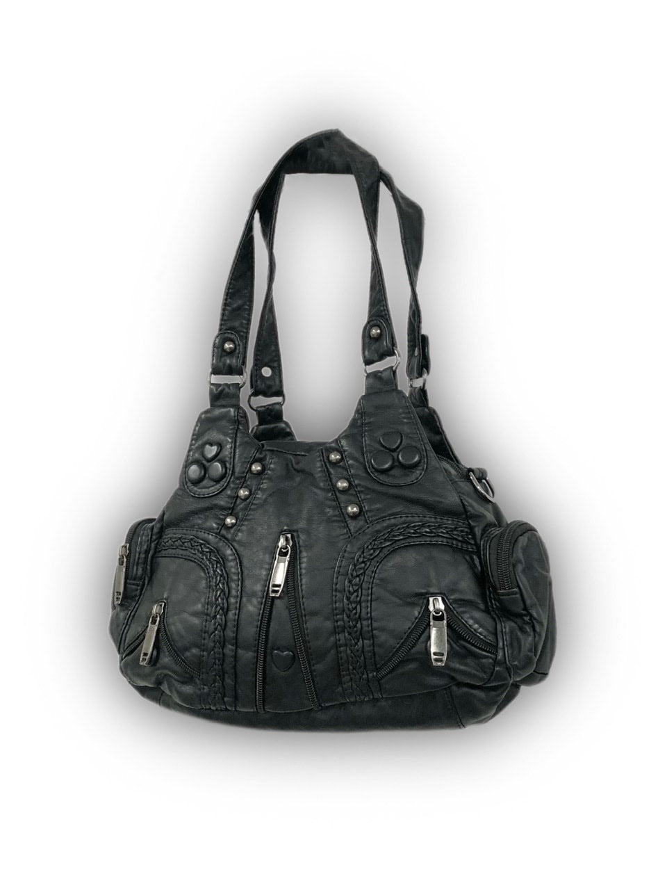 受注制【Never mind the XU】vintage leather bag / 【ネバーマインド