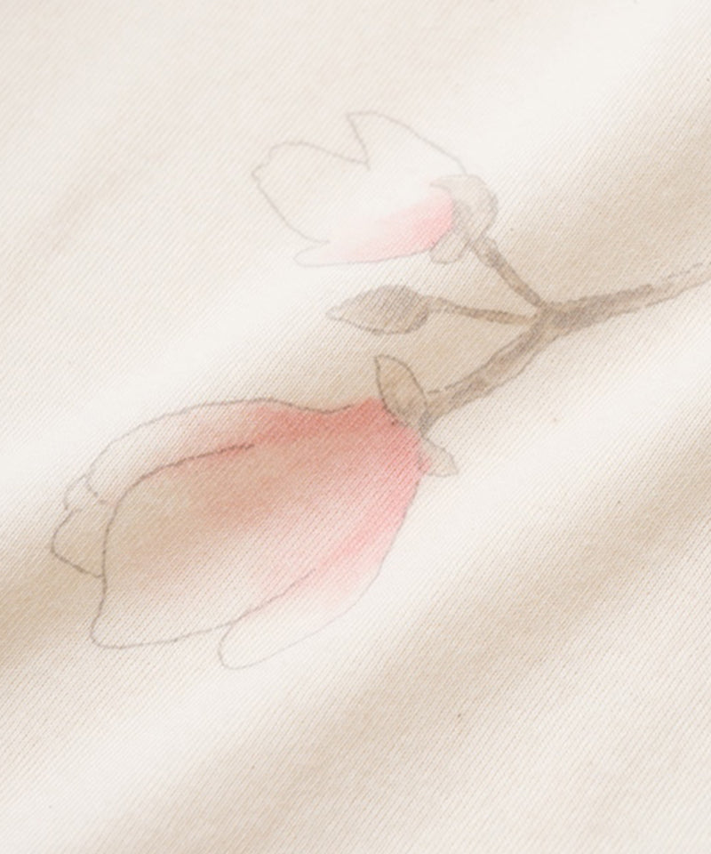 木蓮プリントフライスパジャマ / オーガニックコットン – PRISTINE