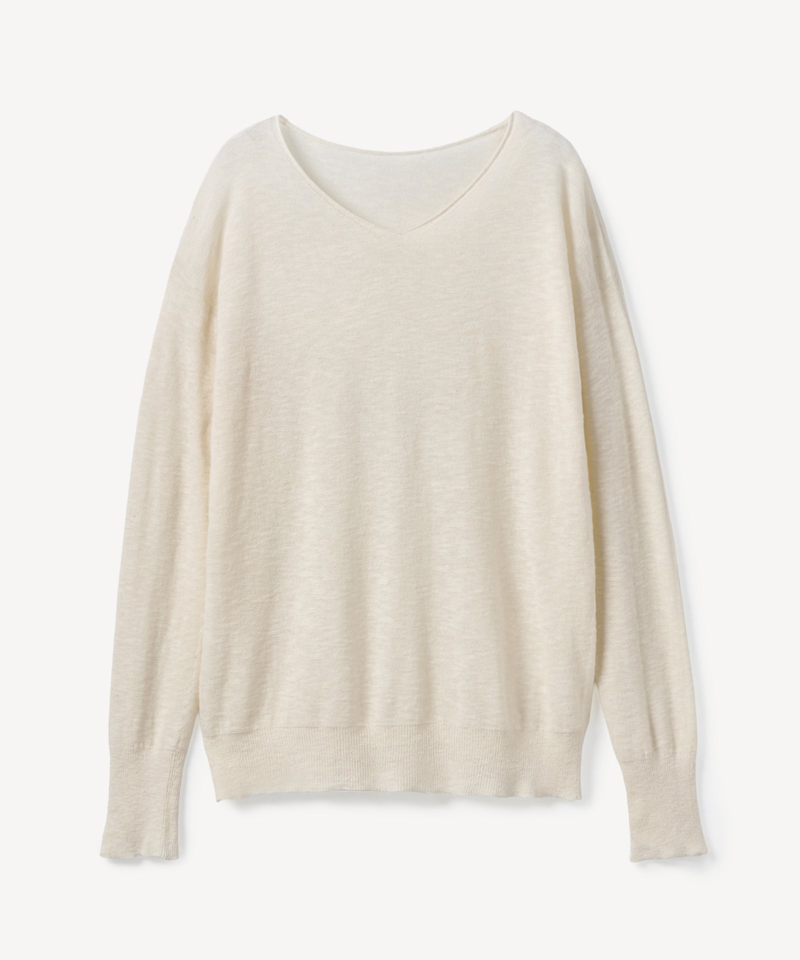 エリシルクVネックプルオーバー / オーガニックコットン – PRISTINE