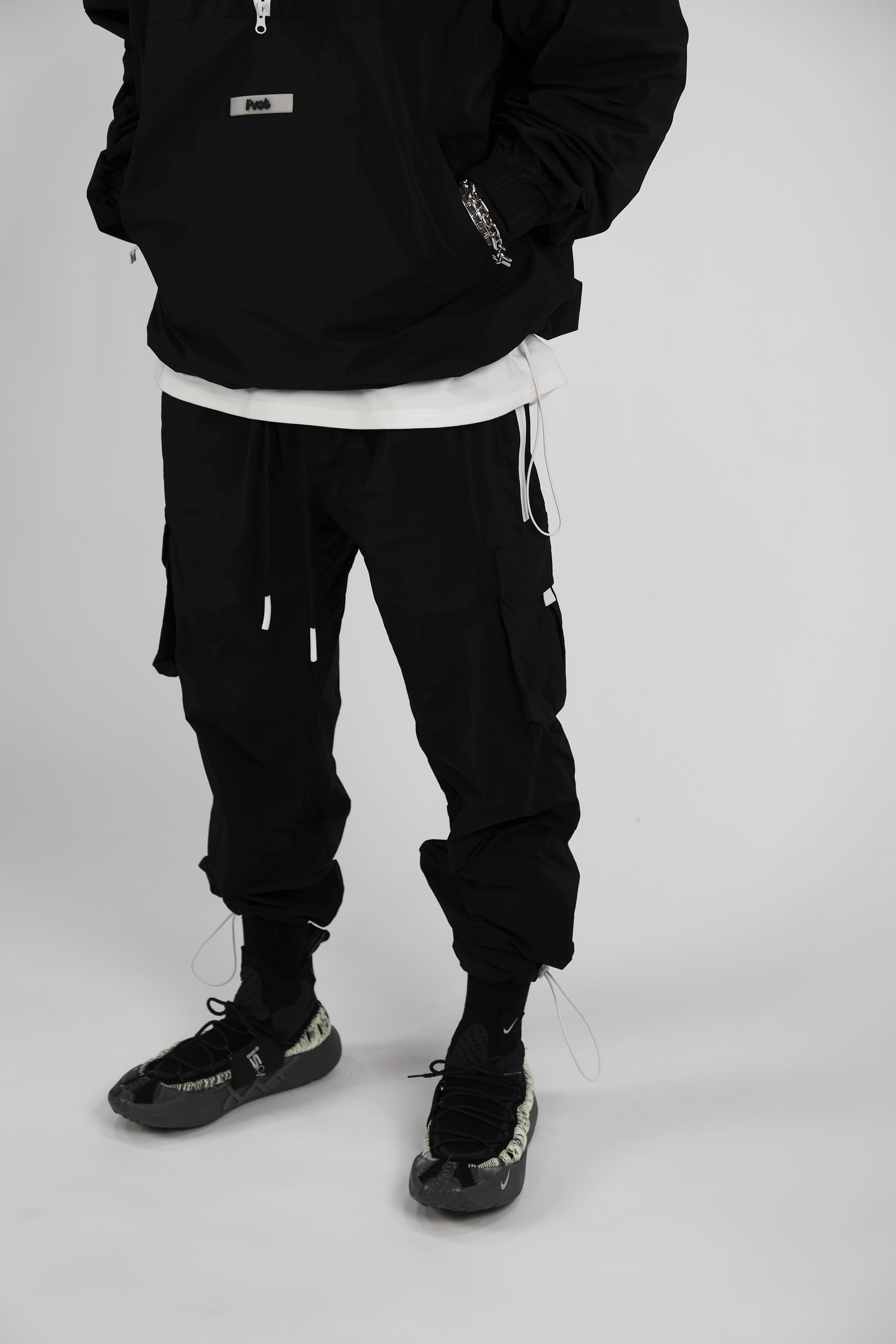 Pvot Premium Nylon Pants (Black)