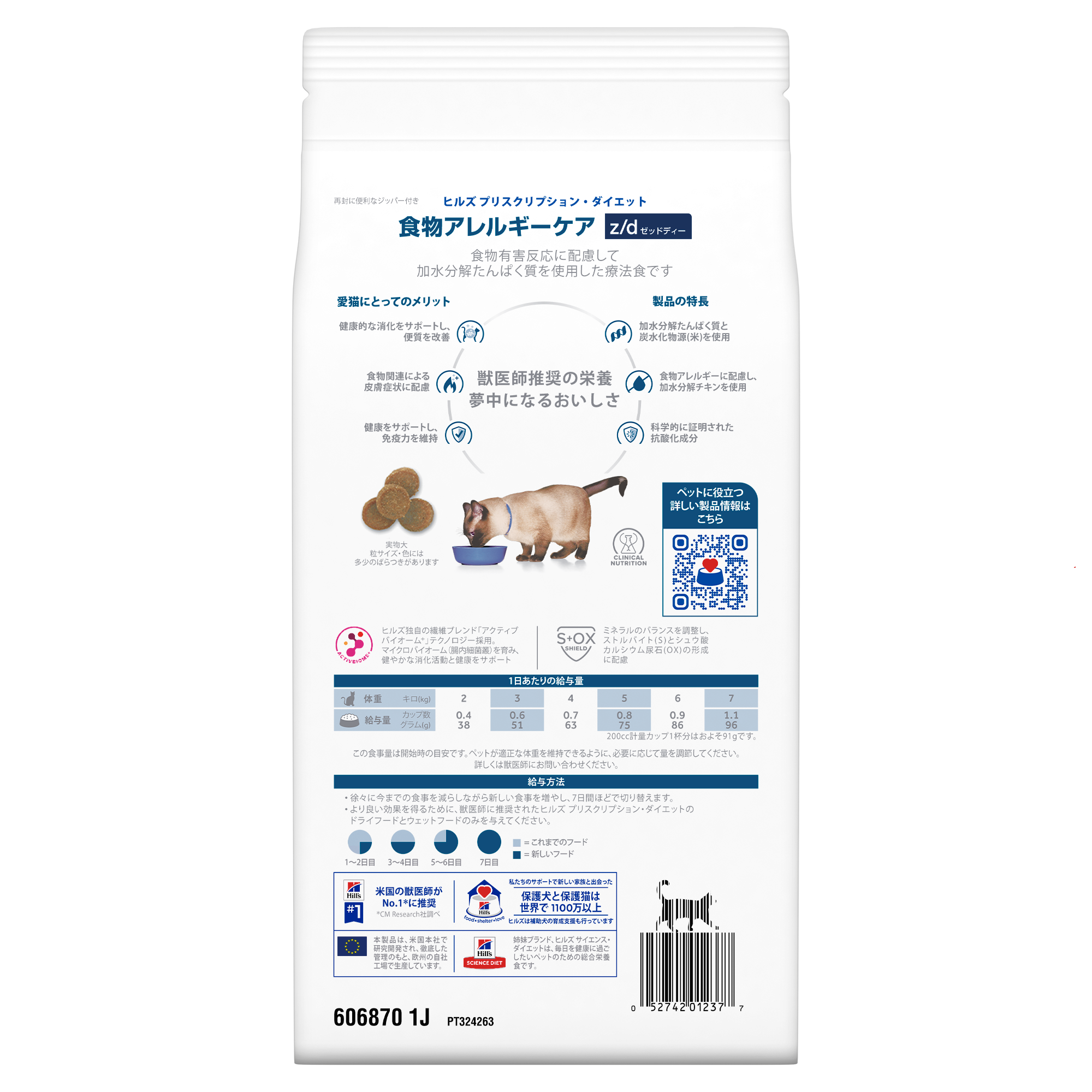 猫用〉z/d ゼッドディー ドライ | ヒルズ プリスクリプション