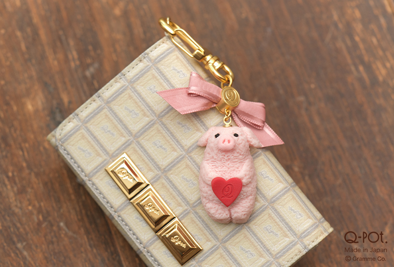 Q-pot. 21st Anniversary♡幸運をよぶピンクの子ブタクッキーが