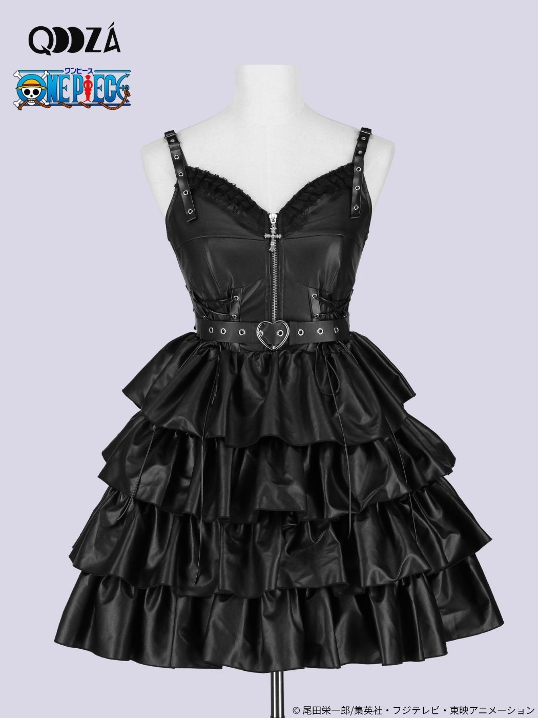 ONE PIECE × QOOZA / PERONA FAUX LEATHER DRESS（Q0036） - QOOZA