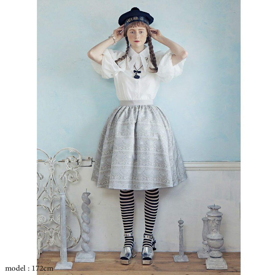 スワンレイクケーキ スカート（ミスティーブルー） | Q-pot. ONLINE SHOP