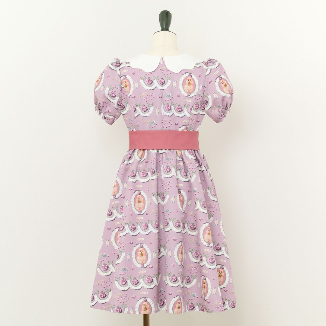 プードル ケーキ パフスリーブドレス（オールドローズ） | Q-pot