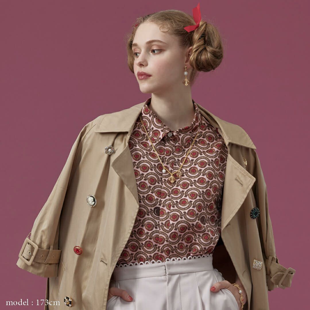 ジャムトゥモロー シャツ（ピンク） | Q-pot. ONLINE SHOP