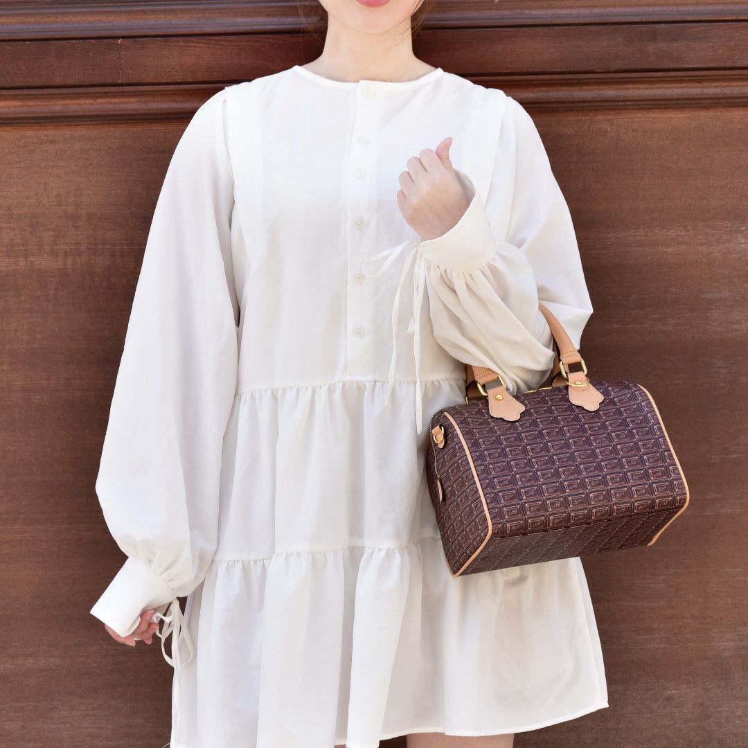 チョコレート・ミニボストンバッグ | Q-pot. ONLINE SHOP