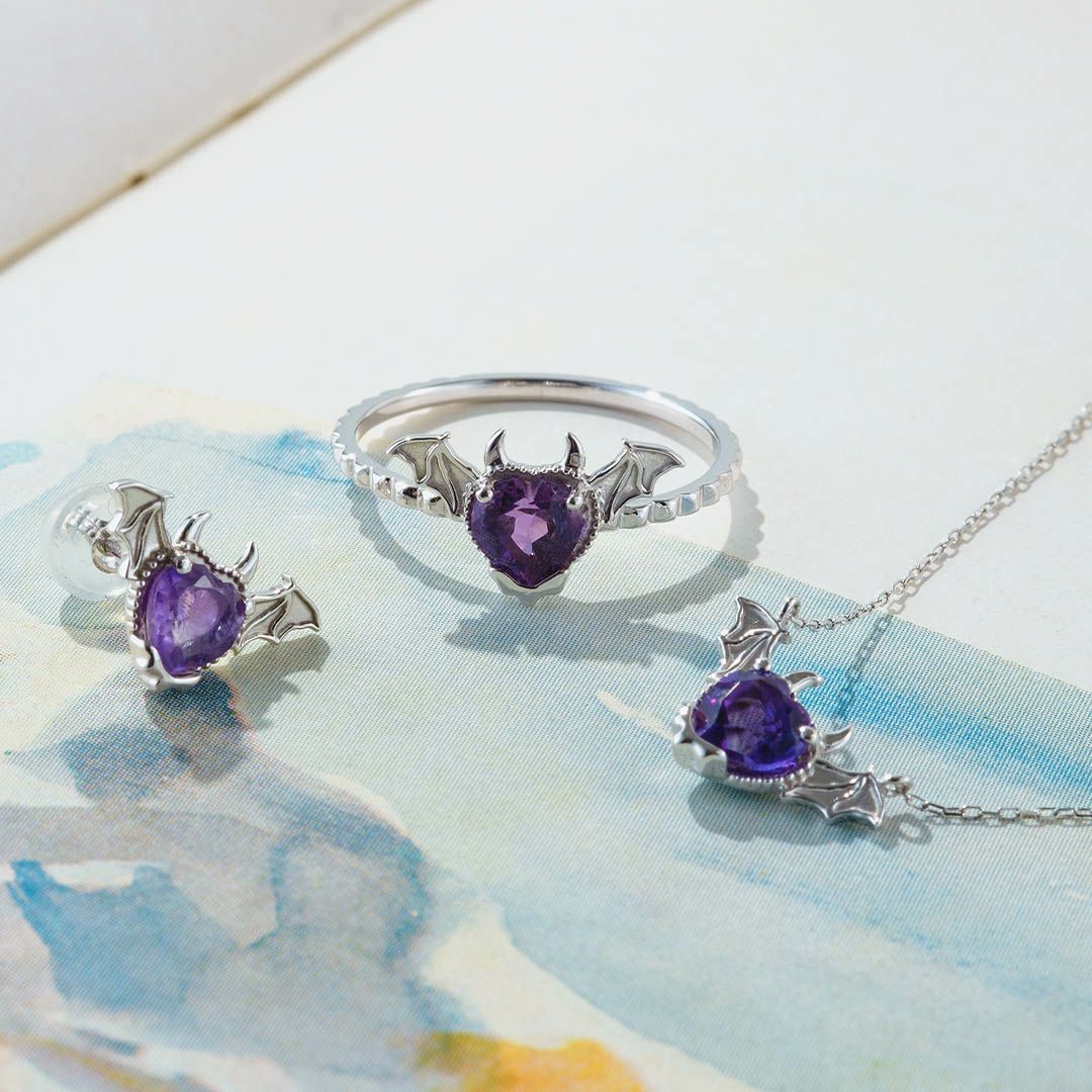 K10 メルティー デビルハート ネックレス | Q-pot. ONLINE SHOP